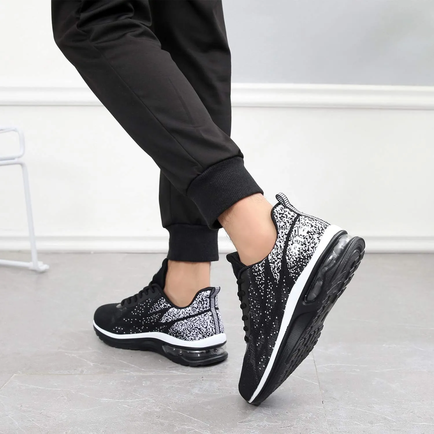 Mens Air Running Shoes Athletic Non Slip Walking Jogging Tennis Sneakers(US 7-12.5 D(M))