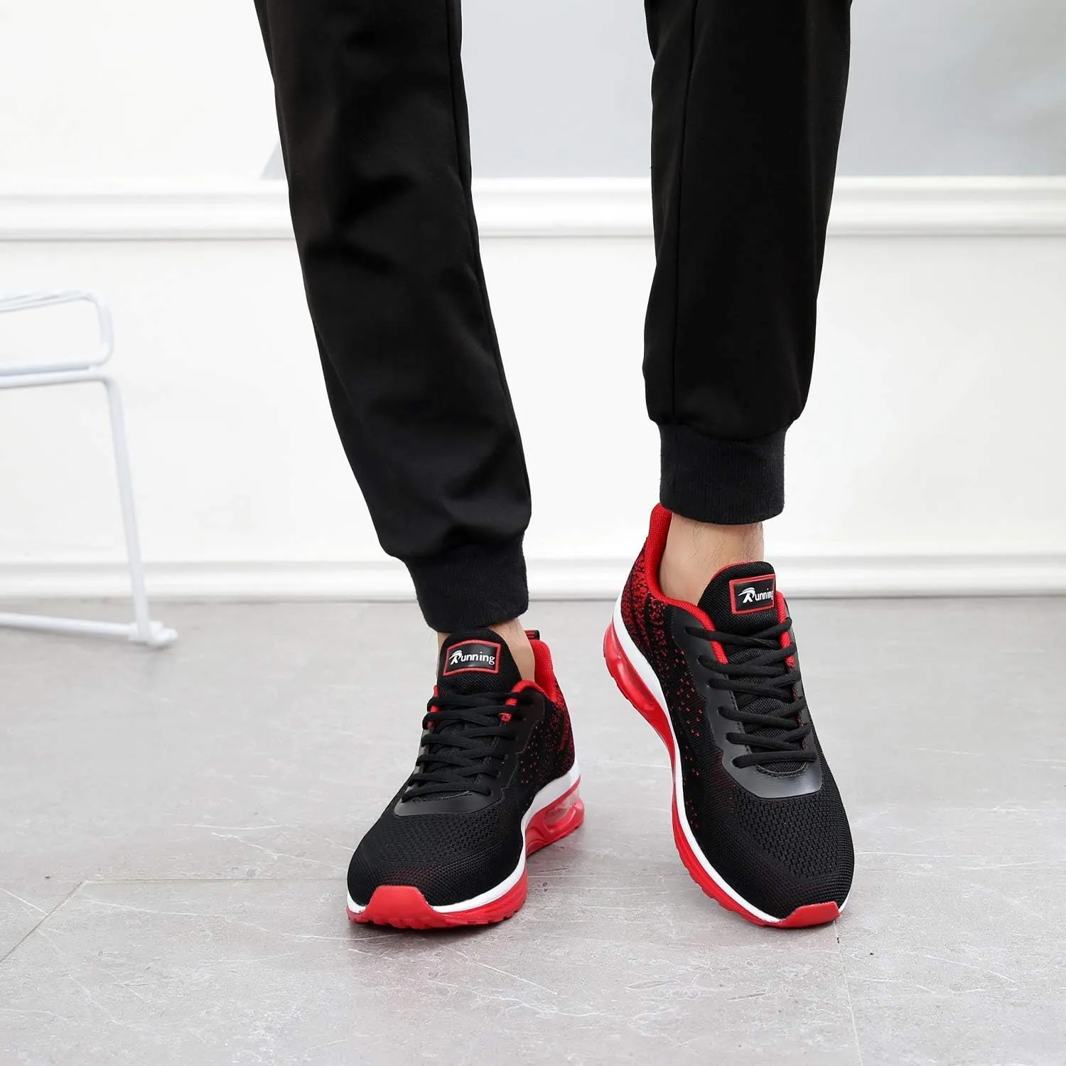 Mens Air Running Shoes Athletic Non Slip Walking Jogging Tennis Sneakers(US 7-12.5 D(M))