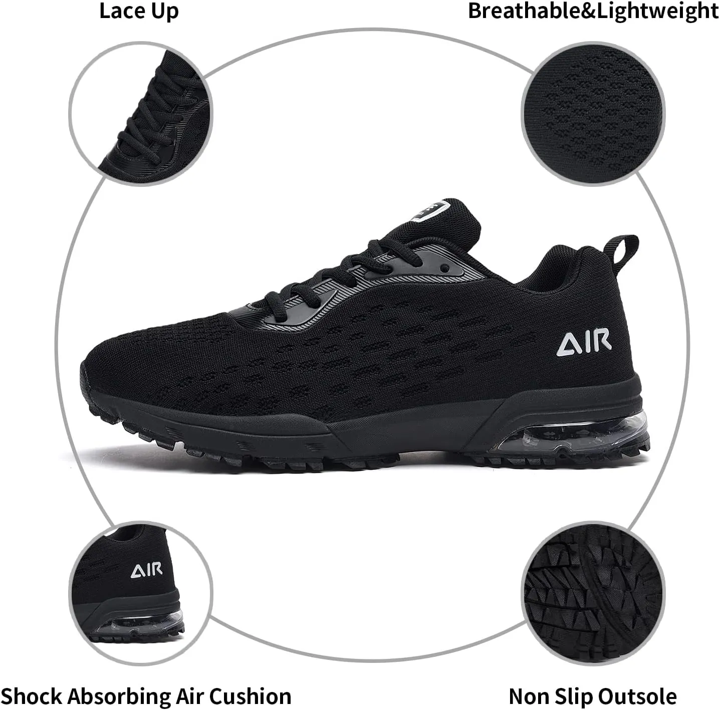 Mens Air Running Shoes Athletic Non Slip Walking Jogging Tennis Sneakers(US 7-12.5 D(M))