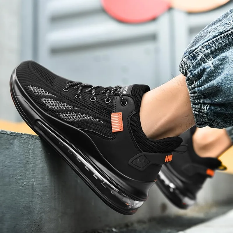 Mens Air Running Shoes Casual Tennis Walking Athletic Gym Fashion Lightweight Slip On Sneakers