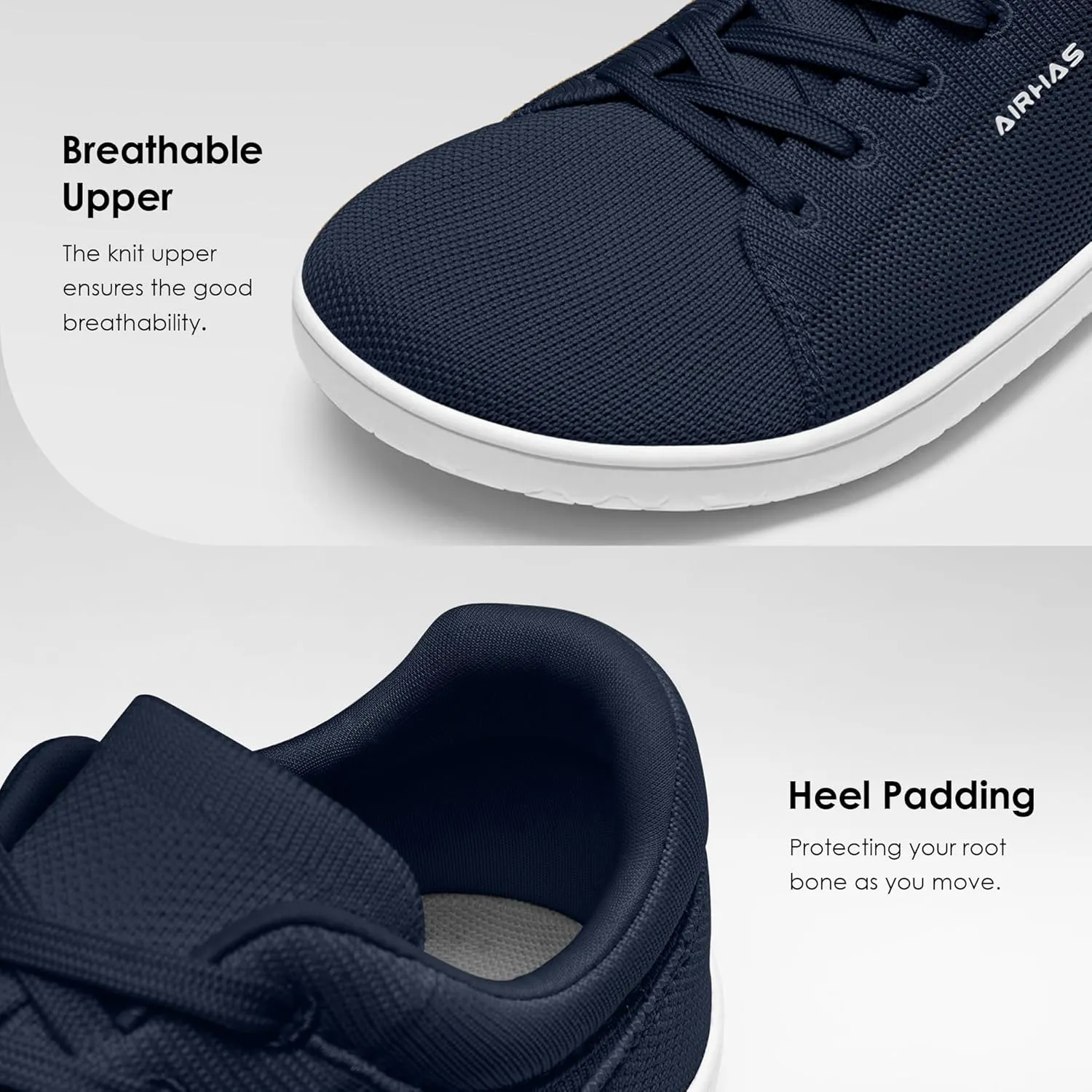 Mens Barefoot Shoes Lightweight Walking Shoes Wide Toe Box Flexible Zero Drop Sneakers for Men Summer Minimalist Casual Shoes