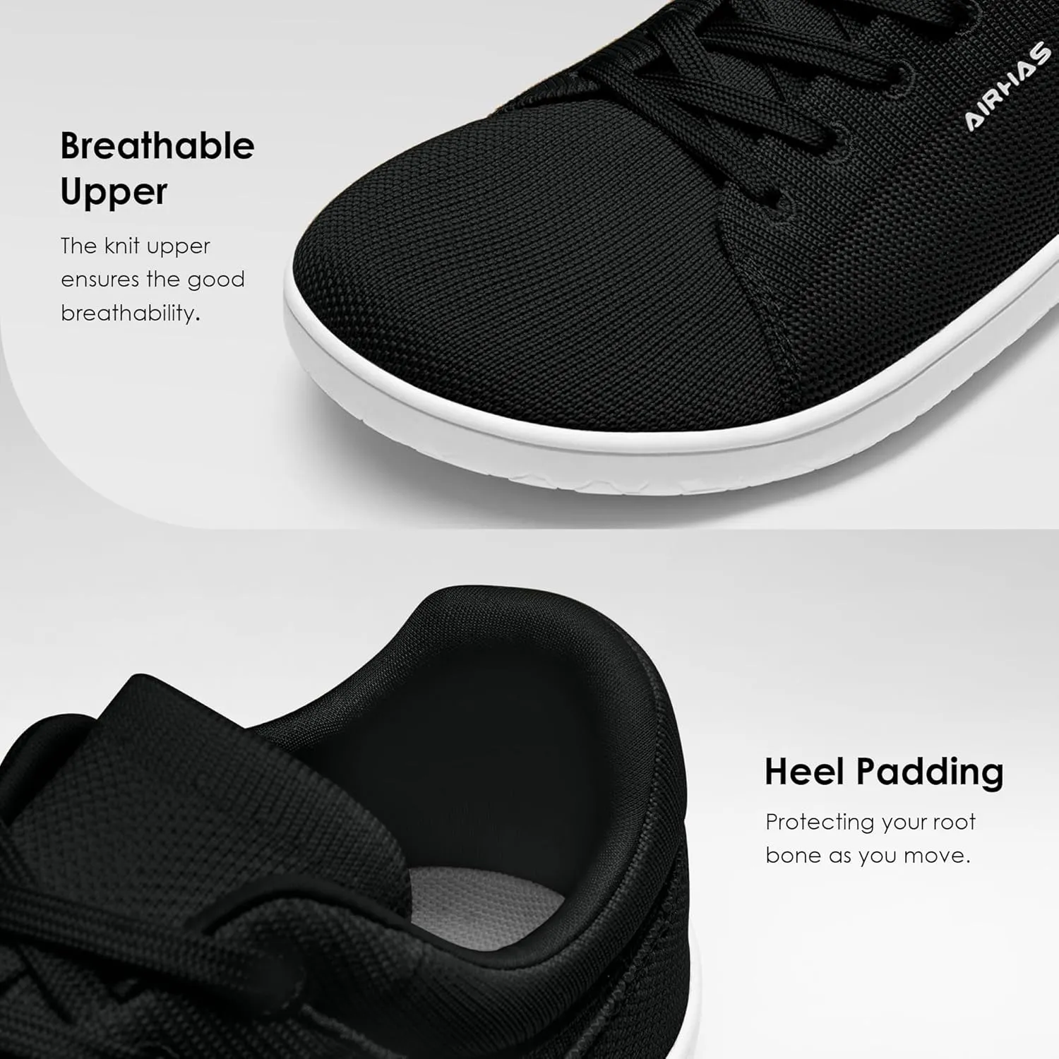Mens Barefoot Shoes Lightweight Walking Shoes Wide Toe Box Flexible Zero Drop Sneakers for Men Summer Minimalist Casual Shoes