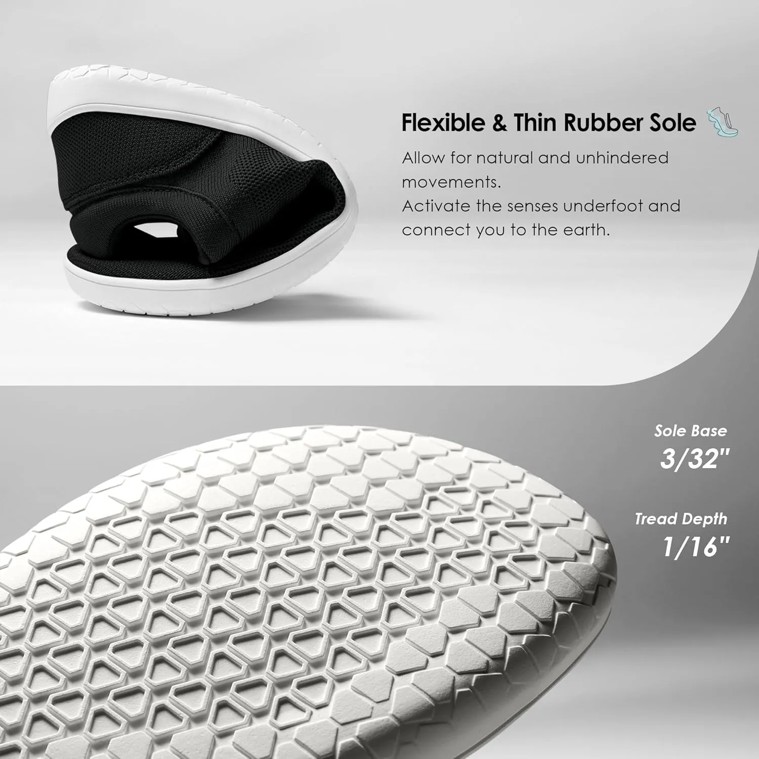 Mens Barefoot Shoes Lightweight Walking Shoes Wide Toe Box Flexible Zero Drop Sneakers for Men Summer Minimalist Casual Shoes