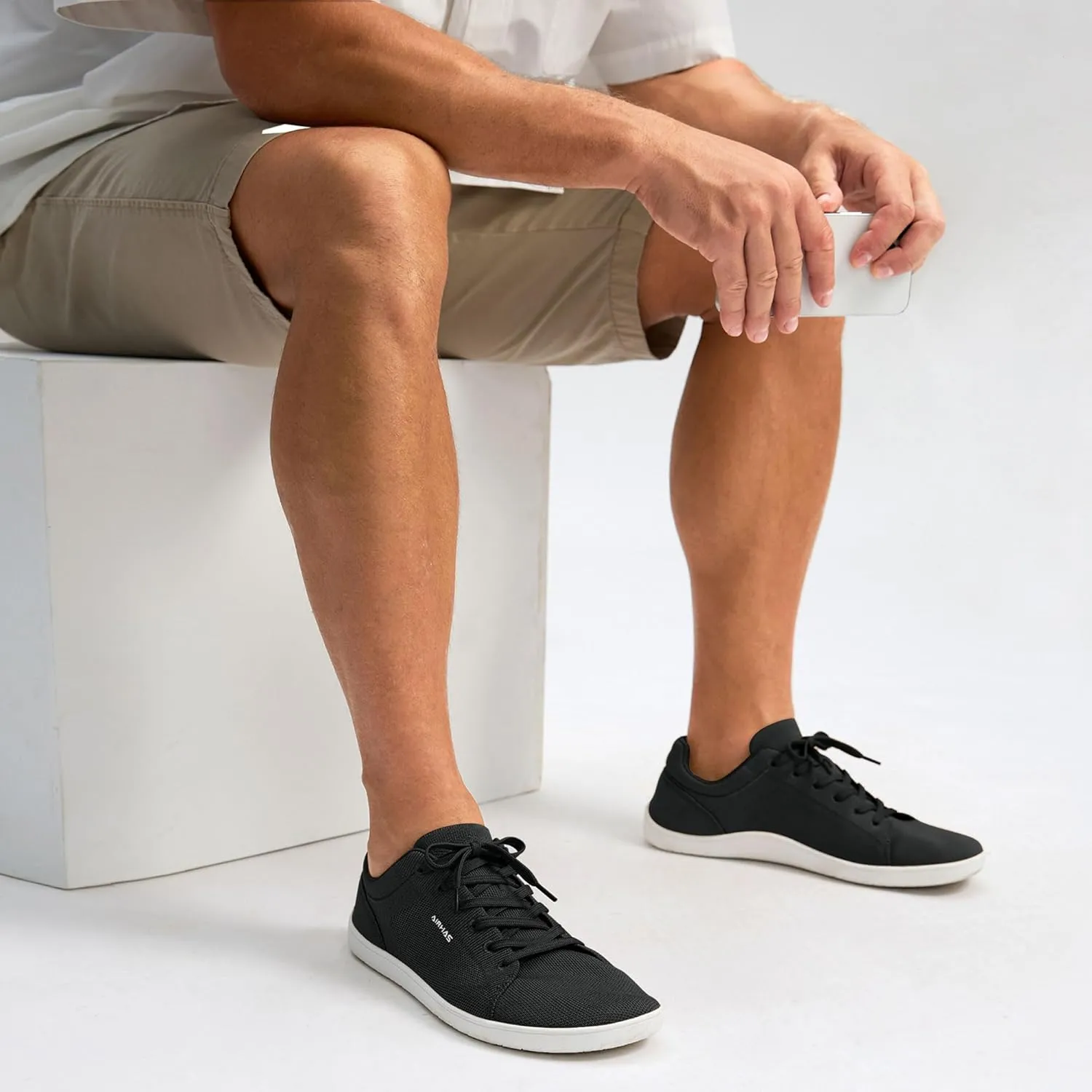 Mens Barefoot Shoes Lightweight Walking Shoes Wide Toe Box Flexible Zero Drop Sneakers for Men Summer Minimalist Casual Shoes