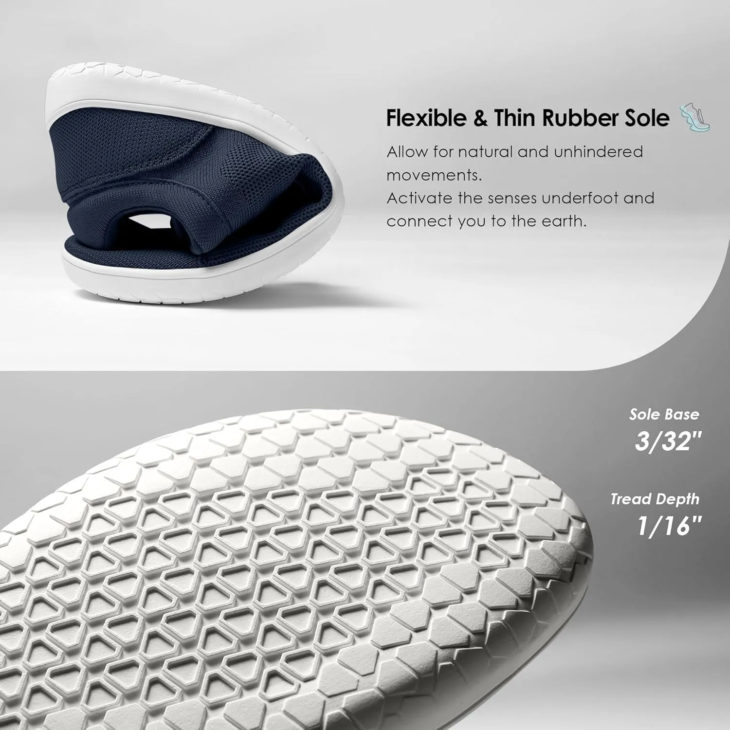 Mens Barefoot Shoes Lightweight Walking Shoes Wide Toe Box Flexible Zero Drop Sneakers for Men Summer Minimalist Casual Shoes