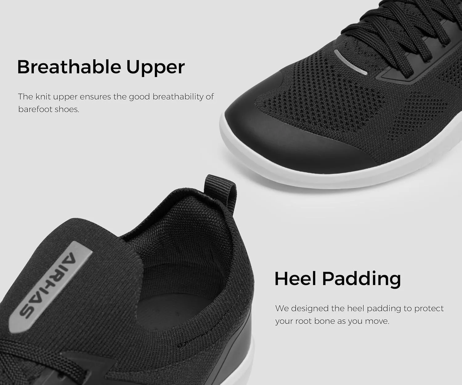 Men's Barefoot Shoes Zero Drop Running Minimalist Gym Shoes for Men Deadlift Cross Training Sneakers