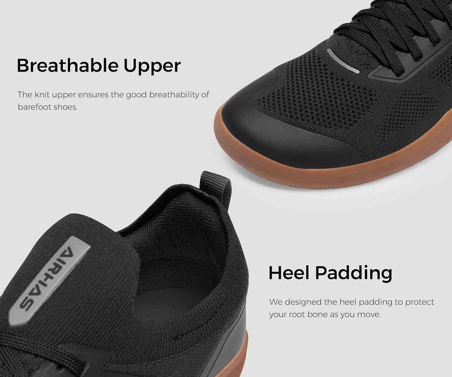 Men's Barefoot Shoes Zero Drop Running Minimalist Gym Shoes for Men Deadlift Cross Training Sneakers