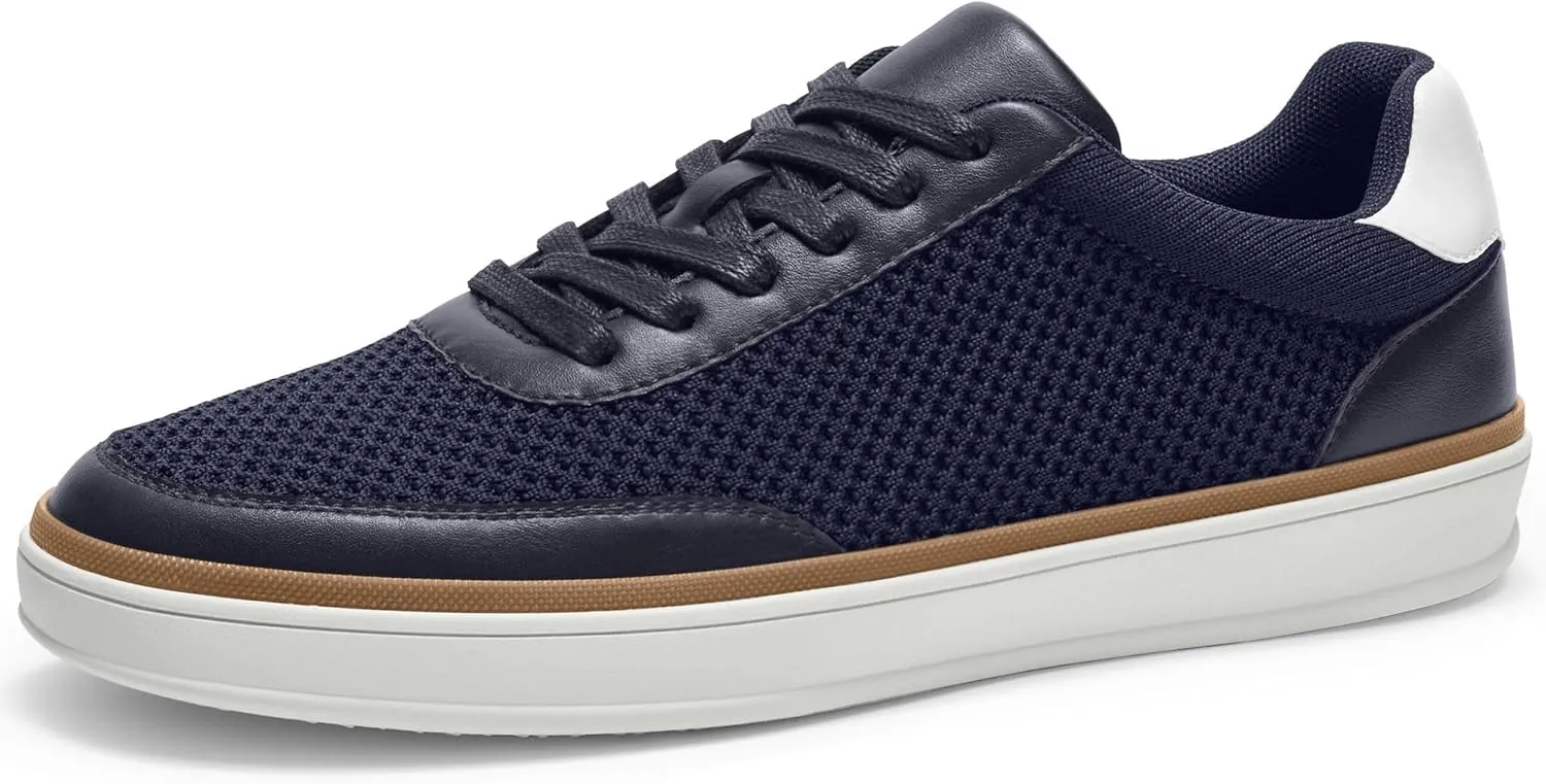 Mens Casual Shoes Breeze Mesh Dress Sneakers Lace-up Shoe Lightweight