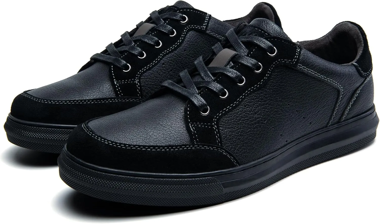 Mens Dress Casual Sneakers Business Casual Shoes Oxford Shoes for Men Mens Brown Dress Shoes Actual Leather Comfortable Mens Casual Oxford Shoe for Bussines Wedding