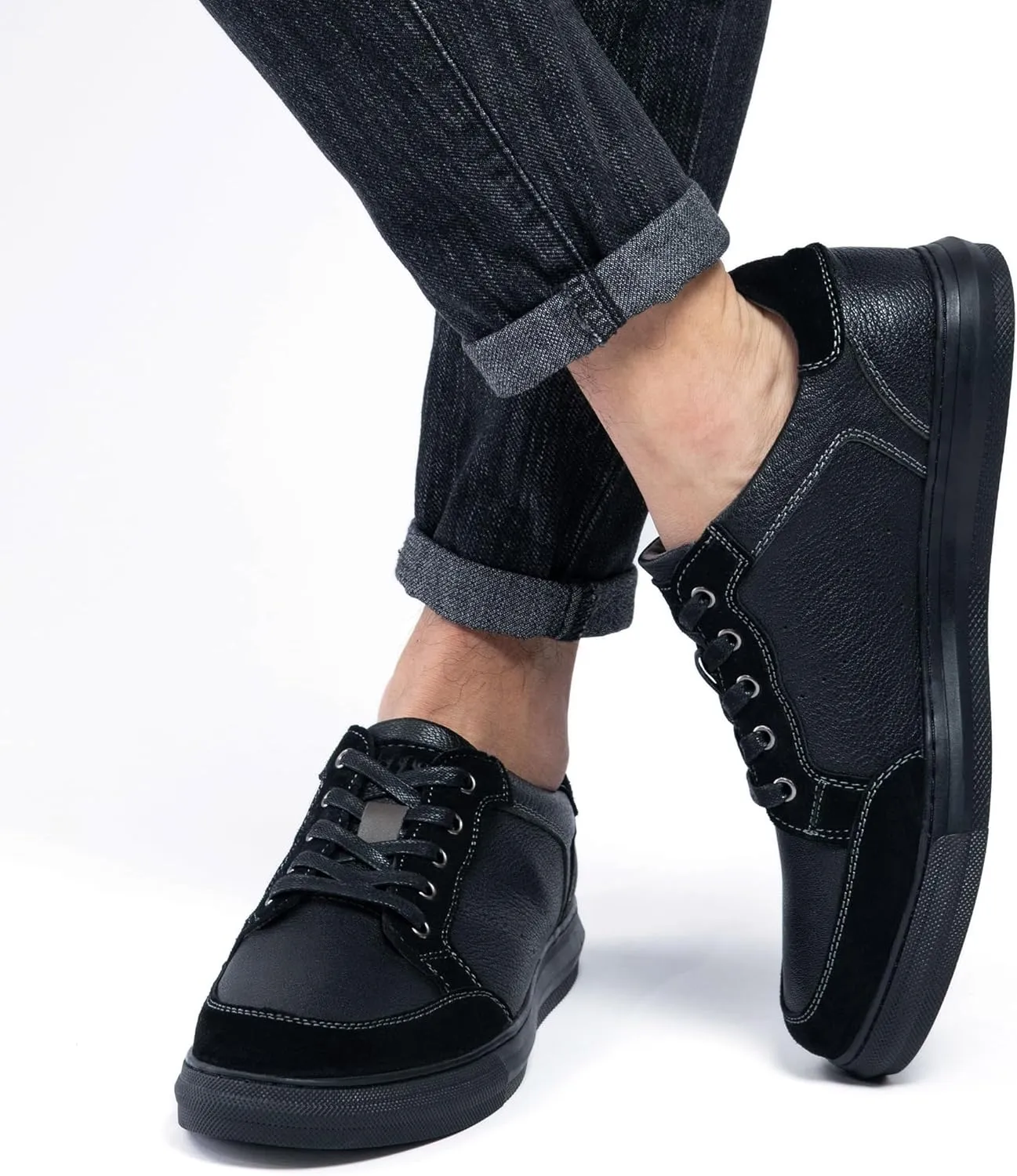 Mens Dress Casual Sneakers Business Casual Shoes Oxford Shoes for Men Mens Brown Dress Shoes Actual Leather Comfortable Mens Casual Oxford Shoe for Bussines Wedding