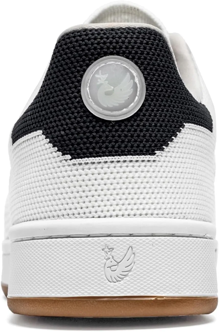 Men's Fashion Sneakers Flying Knitting Breathable Water Resistant Shoes Classic Low Top Lightweight Comfort Lace Up Sturdy Daily Casual Walking Skateboard Shoes for Male