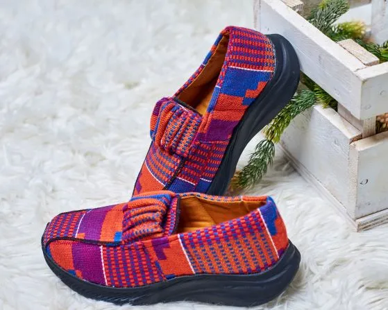 Men’s | Handwoven Okyere Kente Shoe with Arch Support