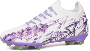 Men's High-Top Breathable Fashion Chinese Pattern Soccer Spikes Shoes Lightweight Non Slip Football Boots Outdoor Professional Training Baseball Sneakers