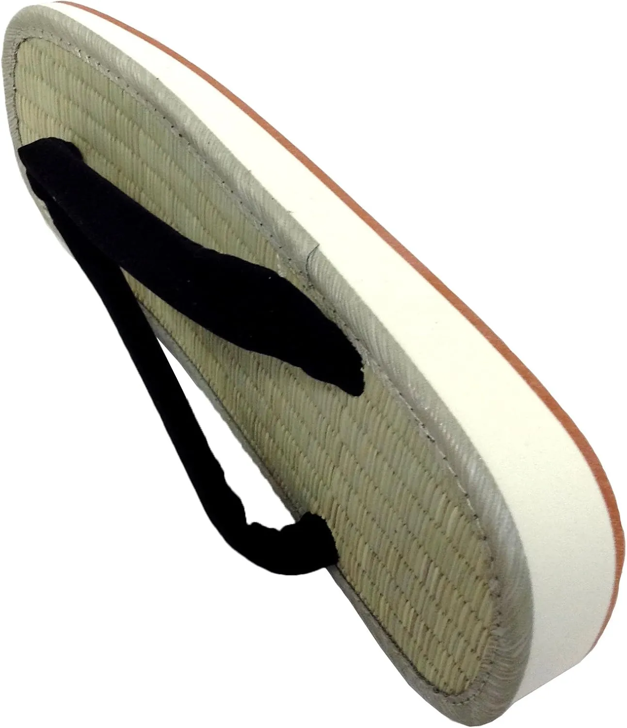 Men's Japan AmeZoko Igusa Black Setta Zouri Sandals