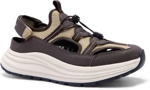 Men's Orthopedic Close Toes Hiking Sandals: Plantar Fasciitis Arch Support Adjustable Hook Loop Strap Athletic Sport Shoes, Comfortable Casual Camping Waterproof Summer Walking Sandals