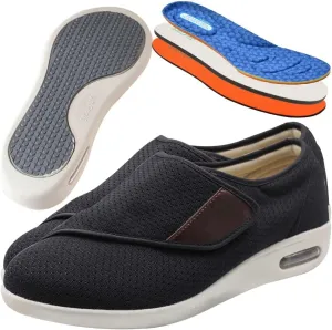 Men's Orthopedic Walking Shoes Mesh Breathable Knit for Plantar Fasciitis Relief Comfortable Arch Support Casual Fashion Sneakers Cushioned Slip On for Foot and Heel Pain