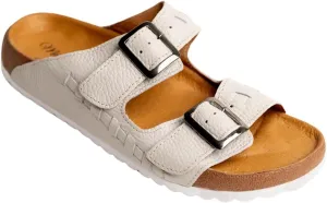 Mexico en la Piel Men's Handmade Leather Huarache Sandals - Flats, Double Buckle Adjustable Closure, Open-Toe Design, EVA Sole, Casual and Comfortable Shoes for Daily Wear