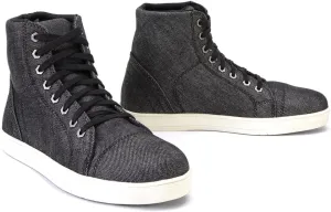 Milwaukee Leather MBM9108 Men's Black Canvas Reinforced Motorcycle Casual Street Riding Shoes w/Ankle Support - 10