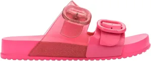 mini melissa Cozy Jelly Slides for Kids - Slip-on Jelly Shoes, Slip On Sandals for Girls, Open Toe Summer Shoes, Adjustable