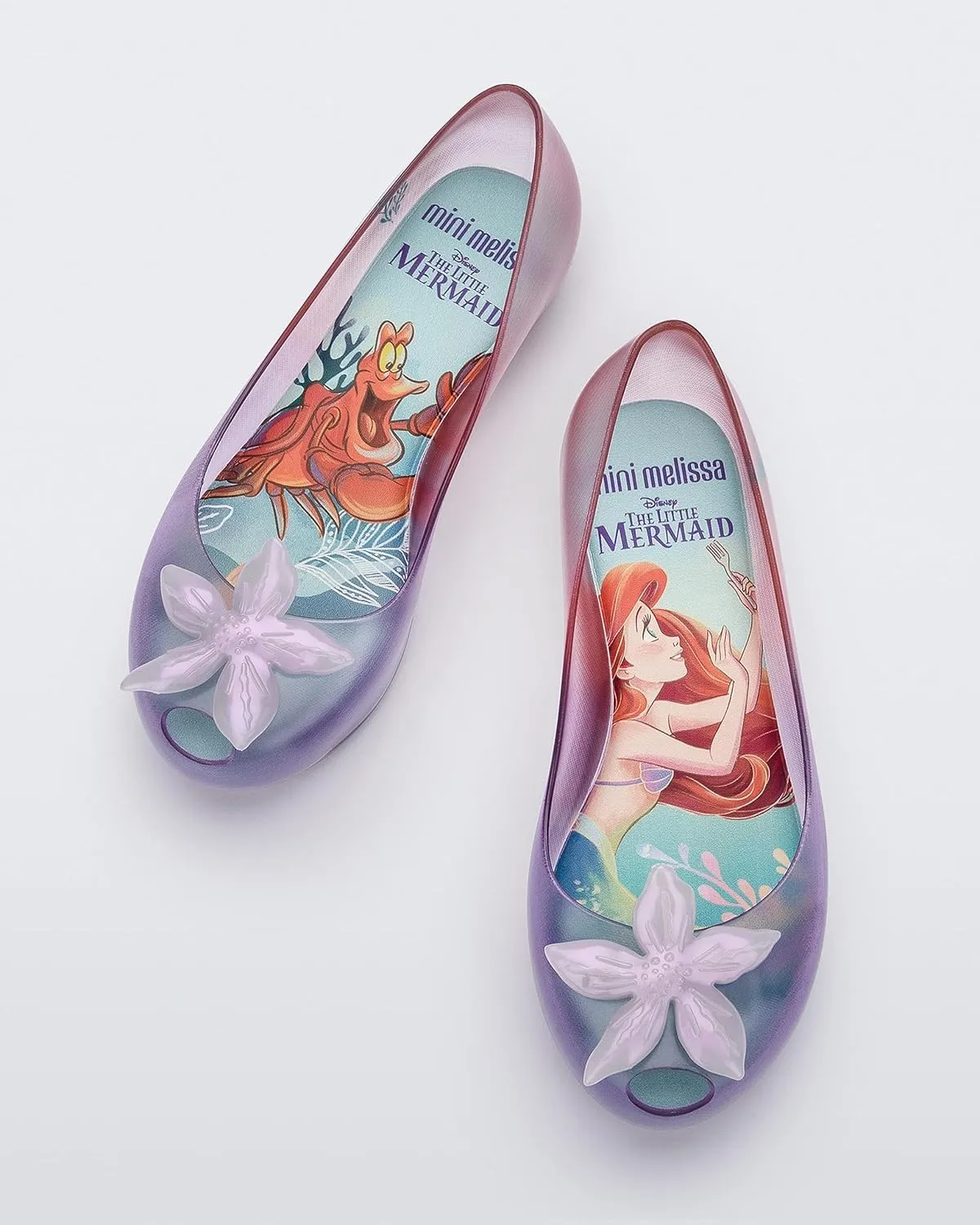 mini melissa Ultragirl Disney Little Mermaid II Flats for Girls