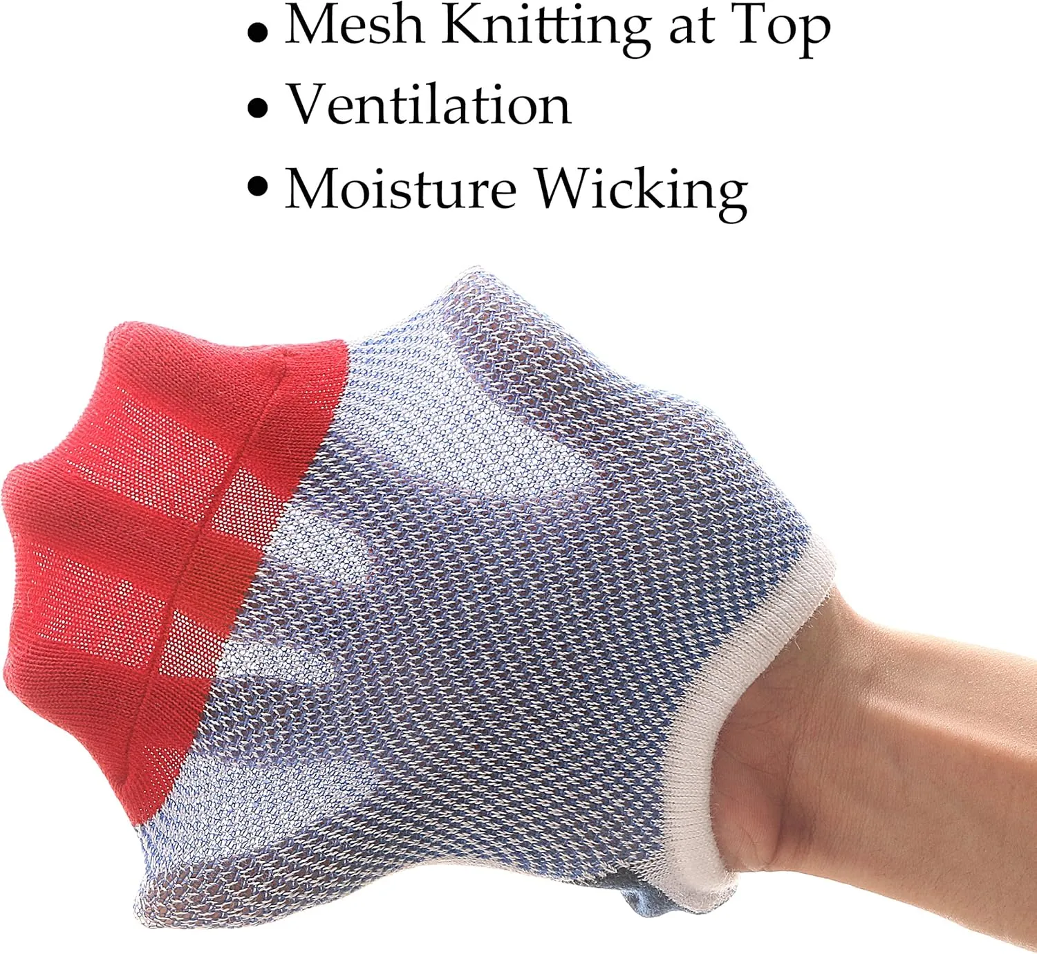 Mottee&Zconia No Show Sock Low Cut Ankle Short Socks for Men Basic Casual Anti-skid Cotton Socks with Non Slip Grips