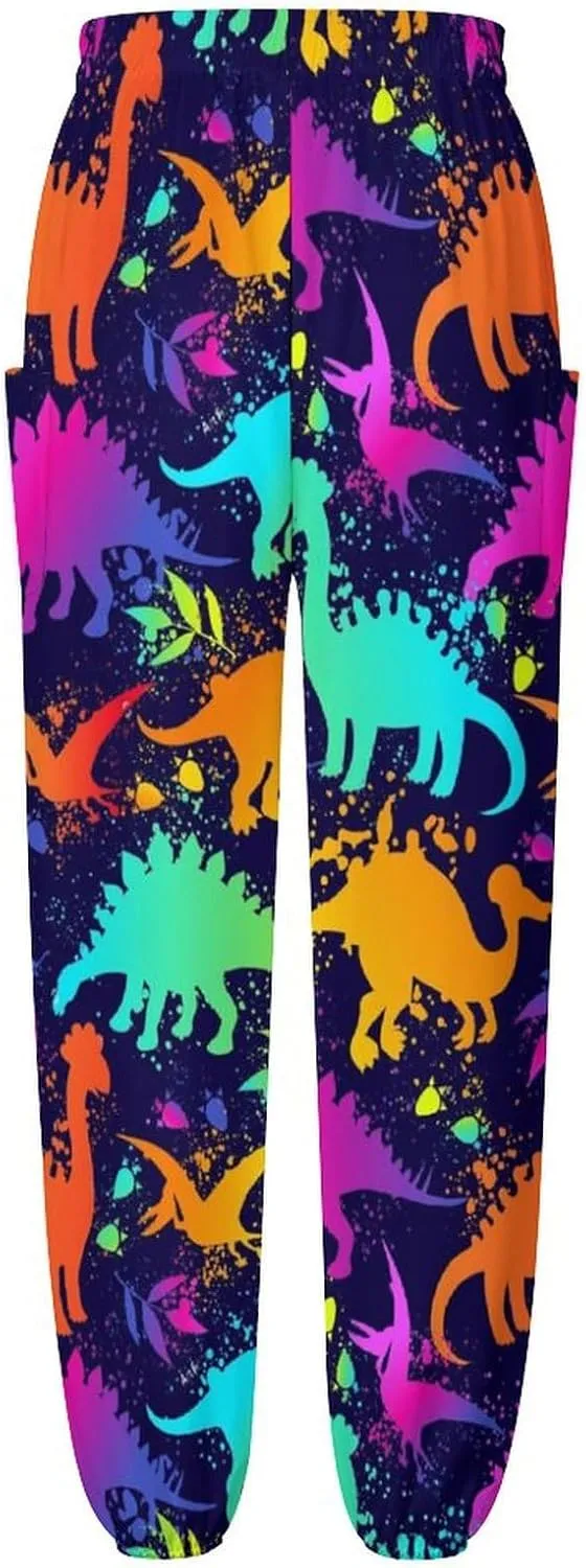 Neon Pattern Yoga Bloomers Womans Hippie Harem Pant Beach Pants Elastic Gym Long Pants Loose Casual Sweatpants