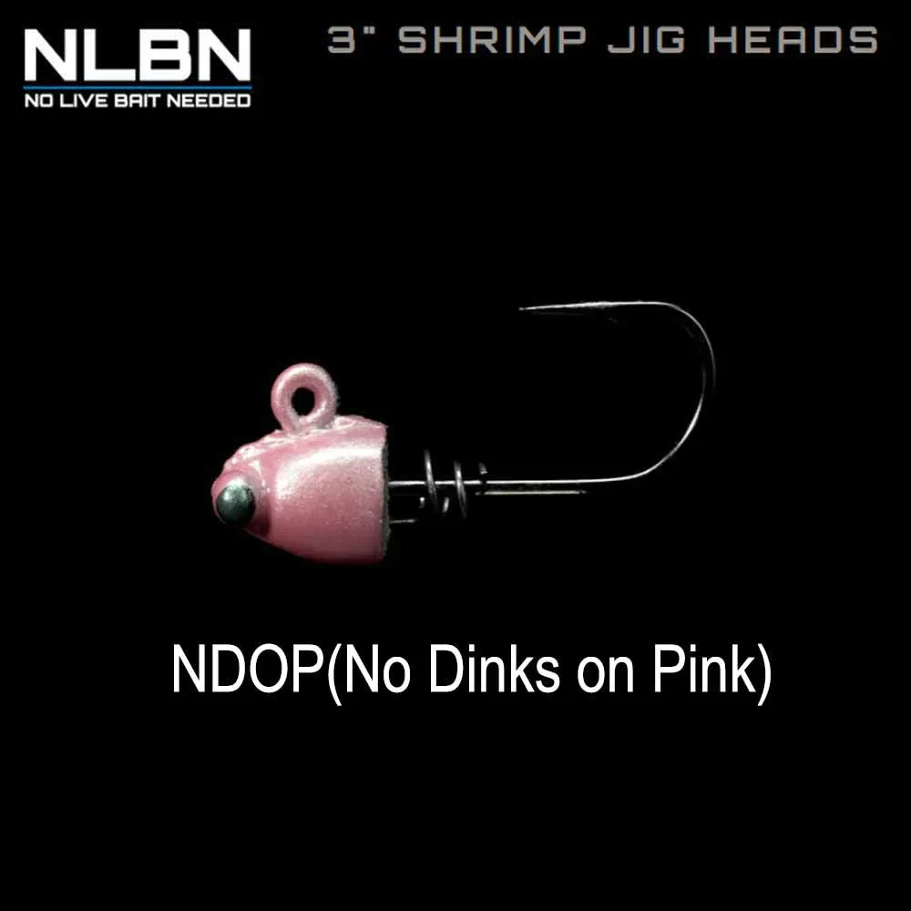 NLBN 3" Shrimp Jig Heads
