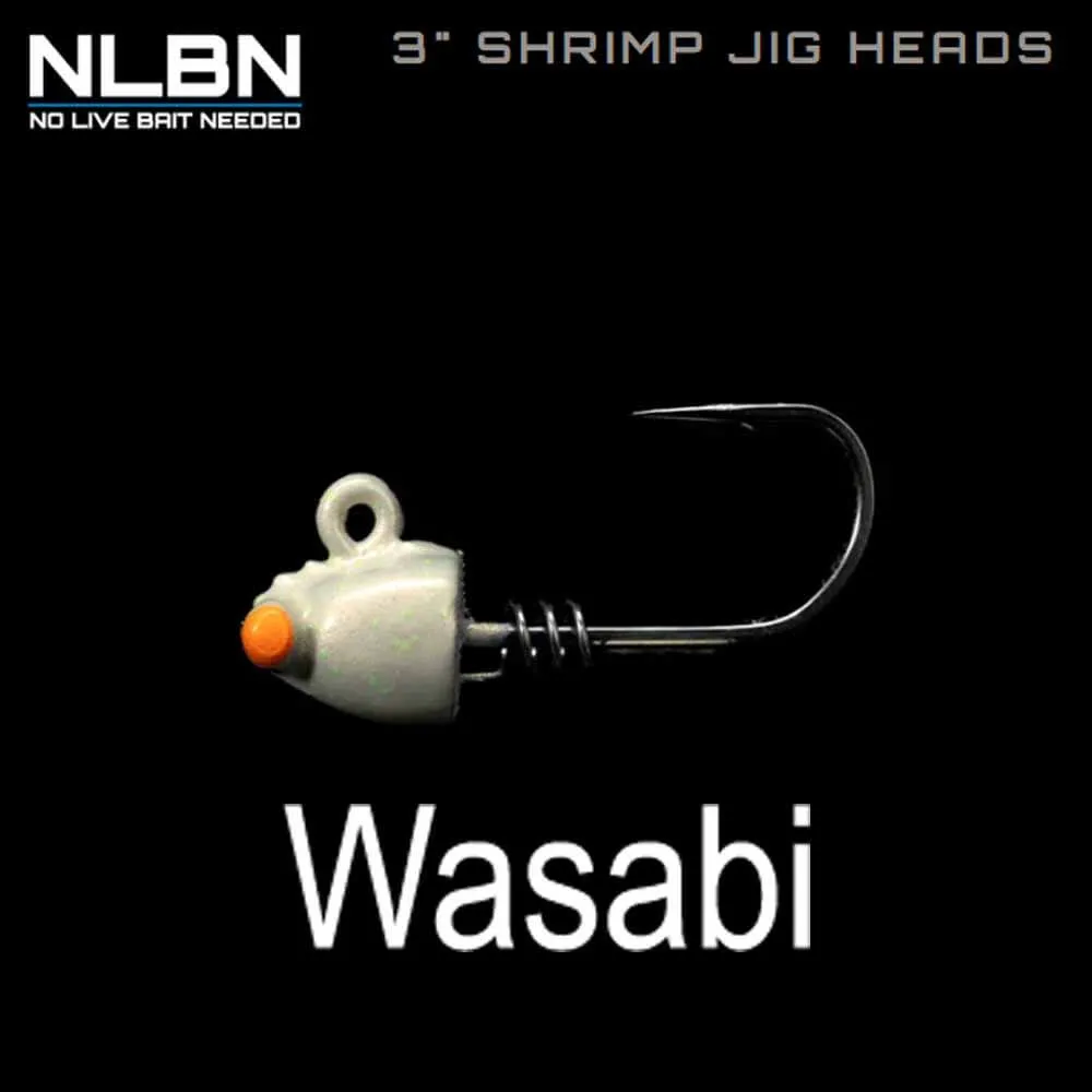 NLBN 3" Shrimp Jig Heads