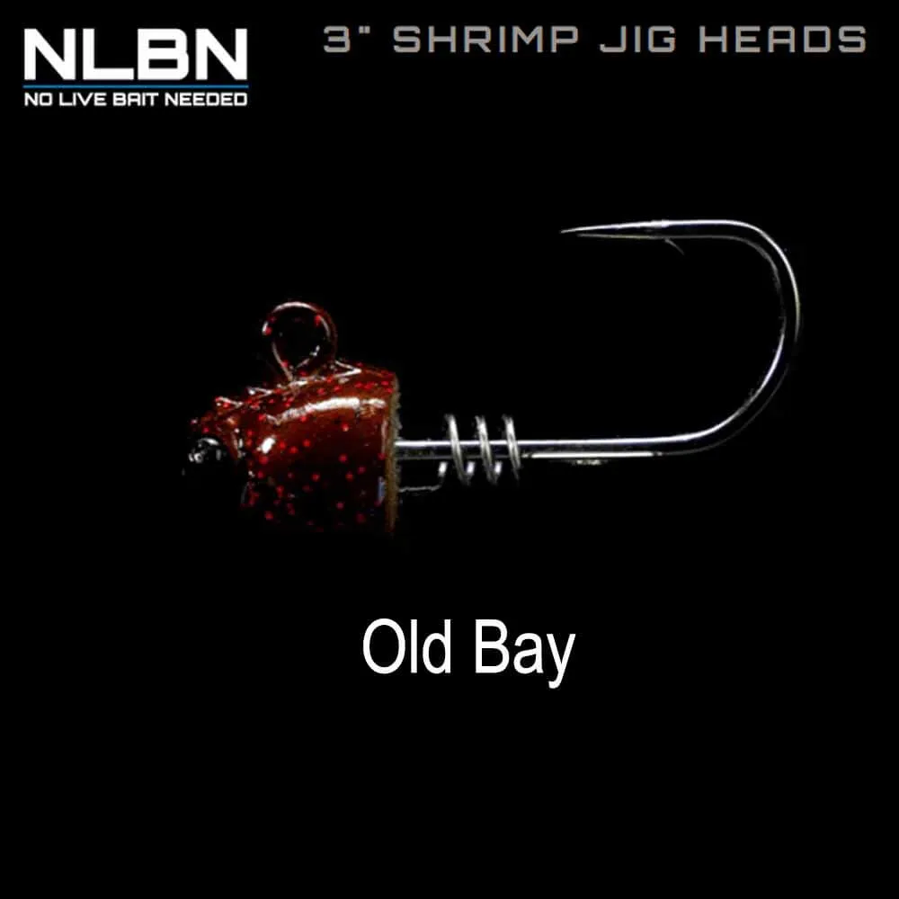 NLBN 3" Shrimp Jig Heads