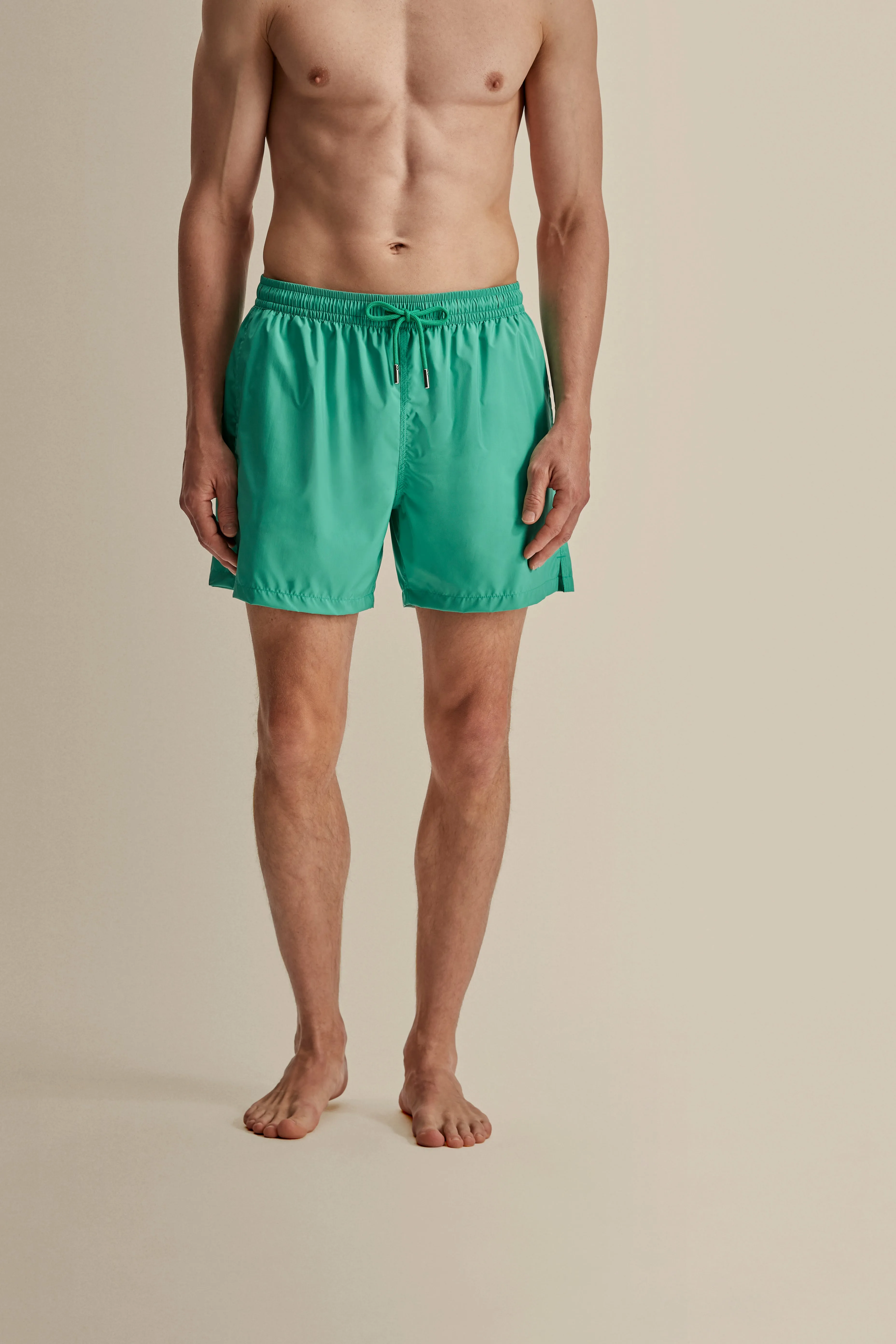 Nylon Mid Length Swim Shorts