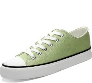 Obtaom Unisex Canvas Shoes Low Top Fashion Sneakers Slip on Walking Shoe