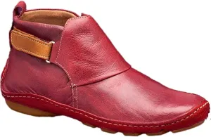 oiangi Womens Ankle Boots Fashion Buckle Strap Round Toe Low Wedge Heel Booties Retro Comfortable Casual Non-slip Riding Shoes
