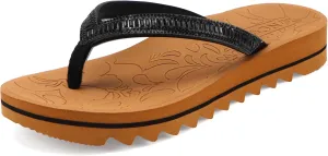 ONCAI Flip Flops for Women, Beach Thong Sandals Womens with Arch Support, Dressy Rhinestone Comfortable Yoga Mat and Non Slip Rubber Soles for Summer US Size 5-11