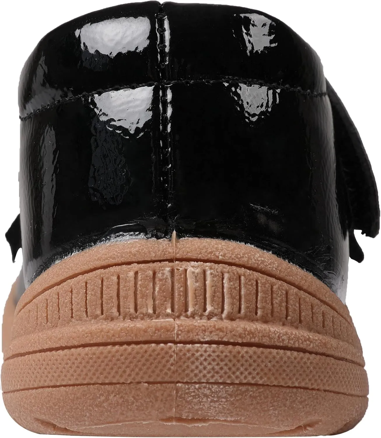 Oomphies Amina Ruffled Mary Jane Shoes for Girls – Comfy Slip On Dress Shoes with Hook & Loop Closure and Cushion Footbed