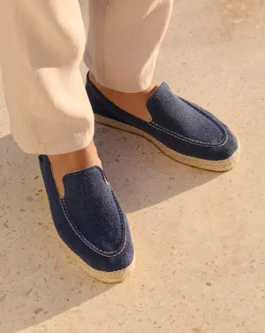 Organic Hemp Traveler Loafers|Espadrilles - O75LT - La Havana Navy