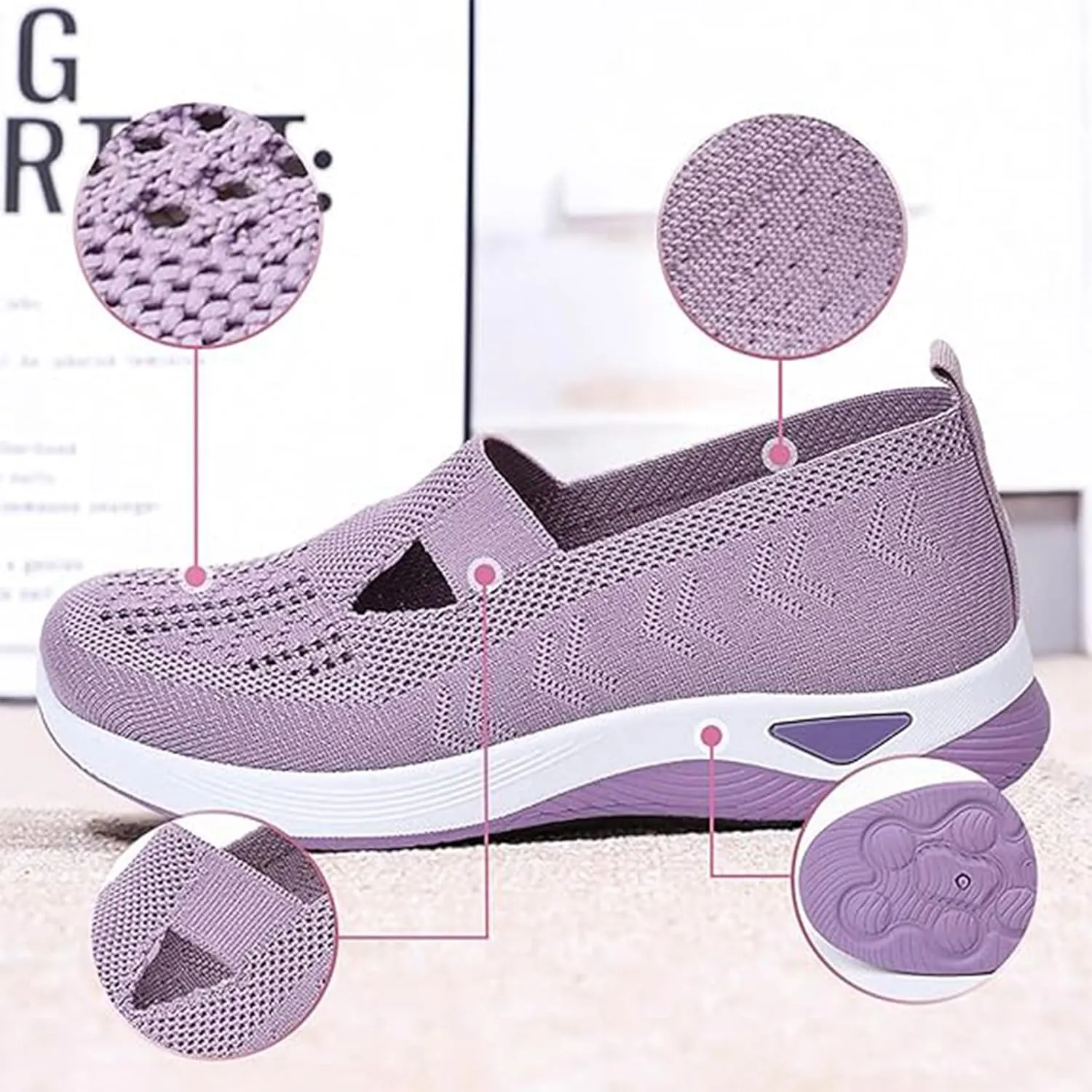 Orthowalkway Womens Shoes, Orthowalkway, Orthowalk, Flat Sandals, Women-Adults, Casual, Black, Size 6