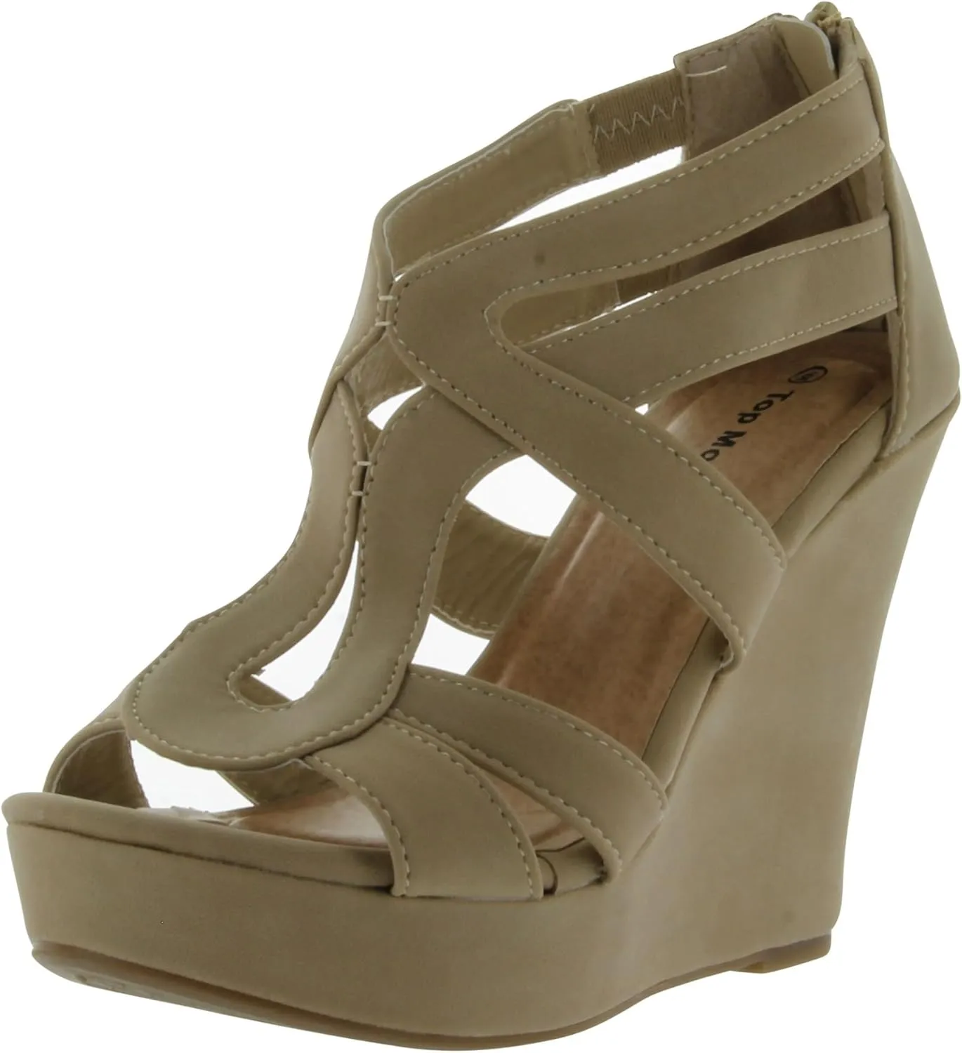 Over The Toe Cross Strap Block Heel Open Toe Dress Sandal