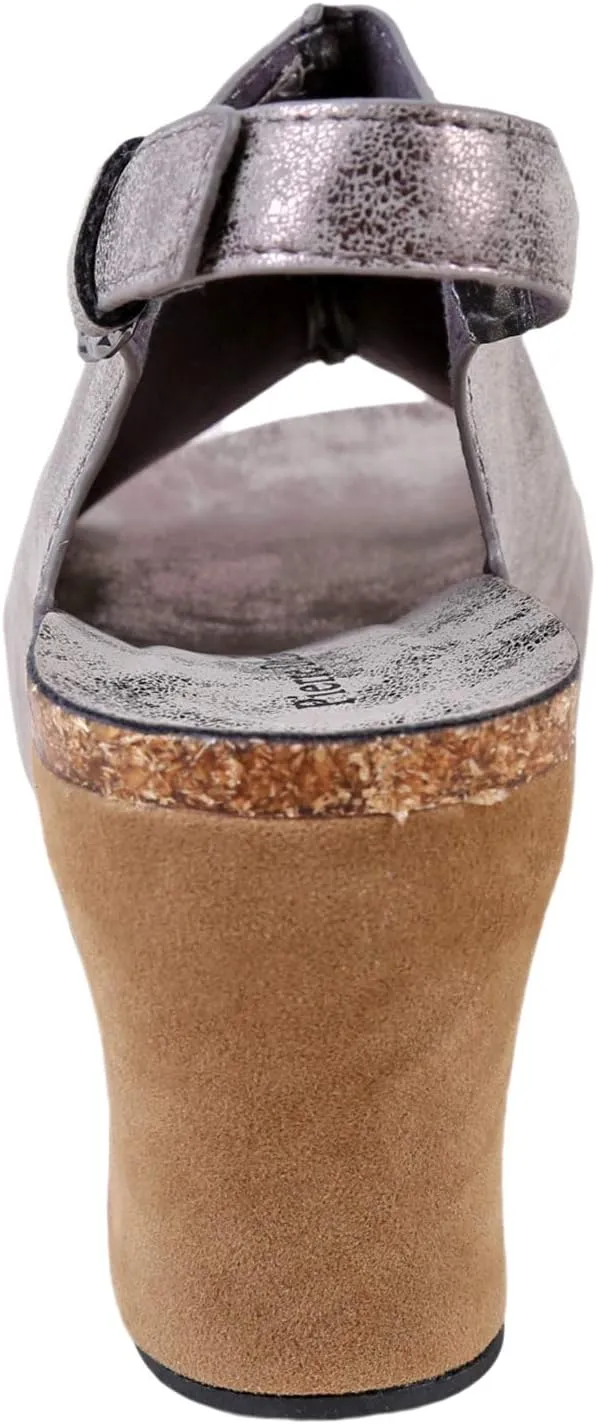 Pierre Dumas Hester-14 Women's Vegan Platform Wedge Open Toe Sandals