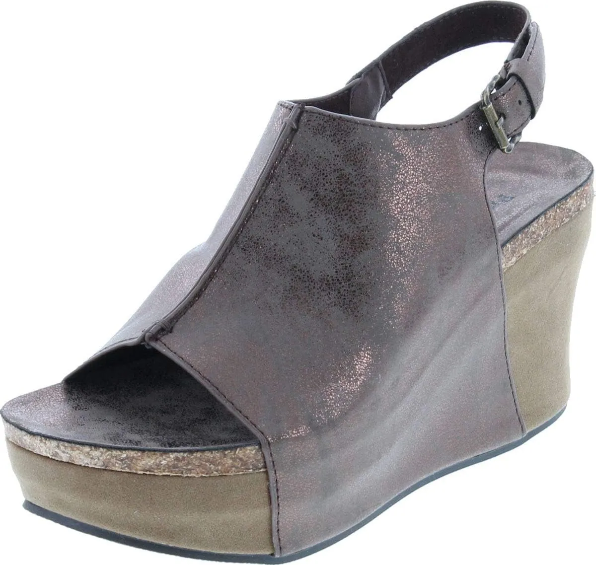 Pierre Dumas Hester-14 Women's Vegan Platform Wedge Open Toe Sandals