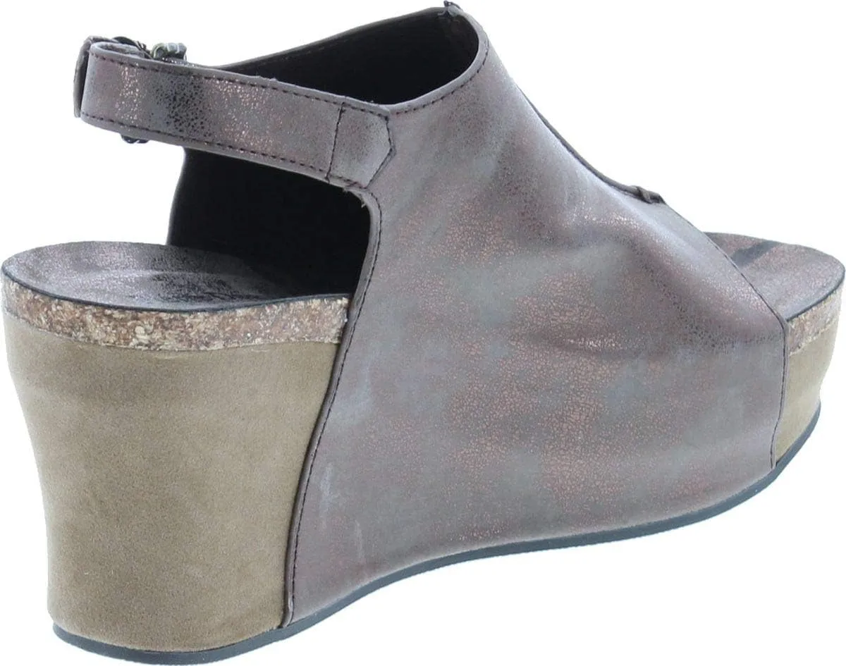 Pierre Dumas Hester-14 Women's Vegan Platform Wedge Open Toe Sandals