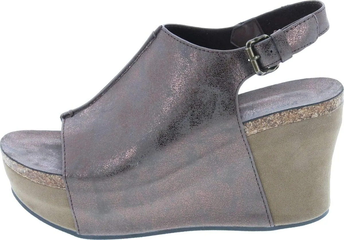 Pierre Dumas Hester-14 Women's Vegan Platform Wedge Open Toe Sandals