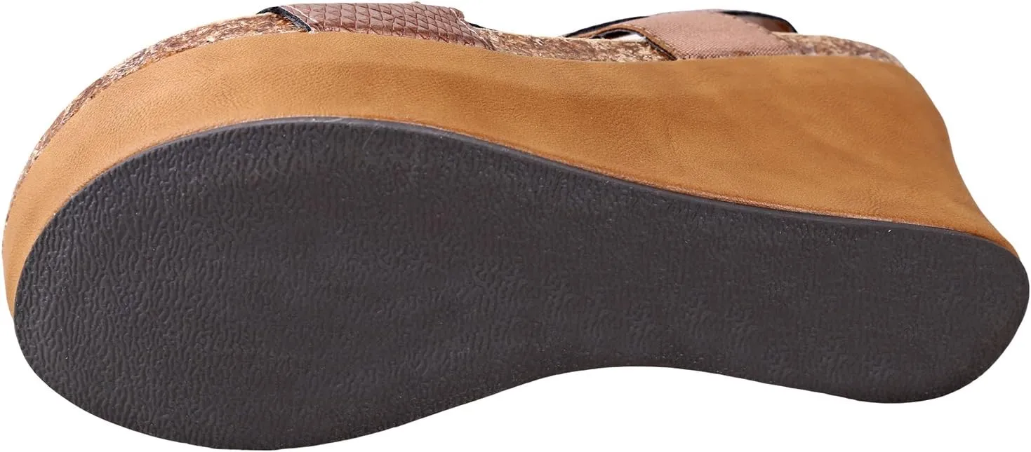 Pierre Dumas Hester-8 Women's Strappy Platform Wedge Sandals