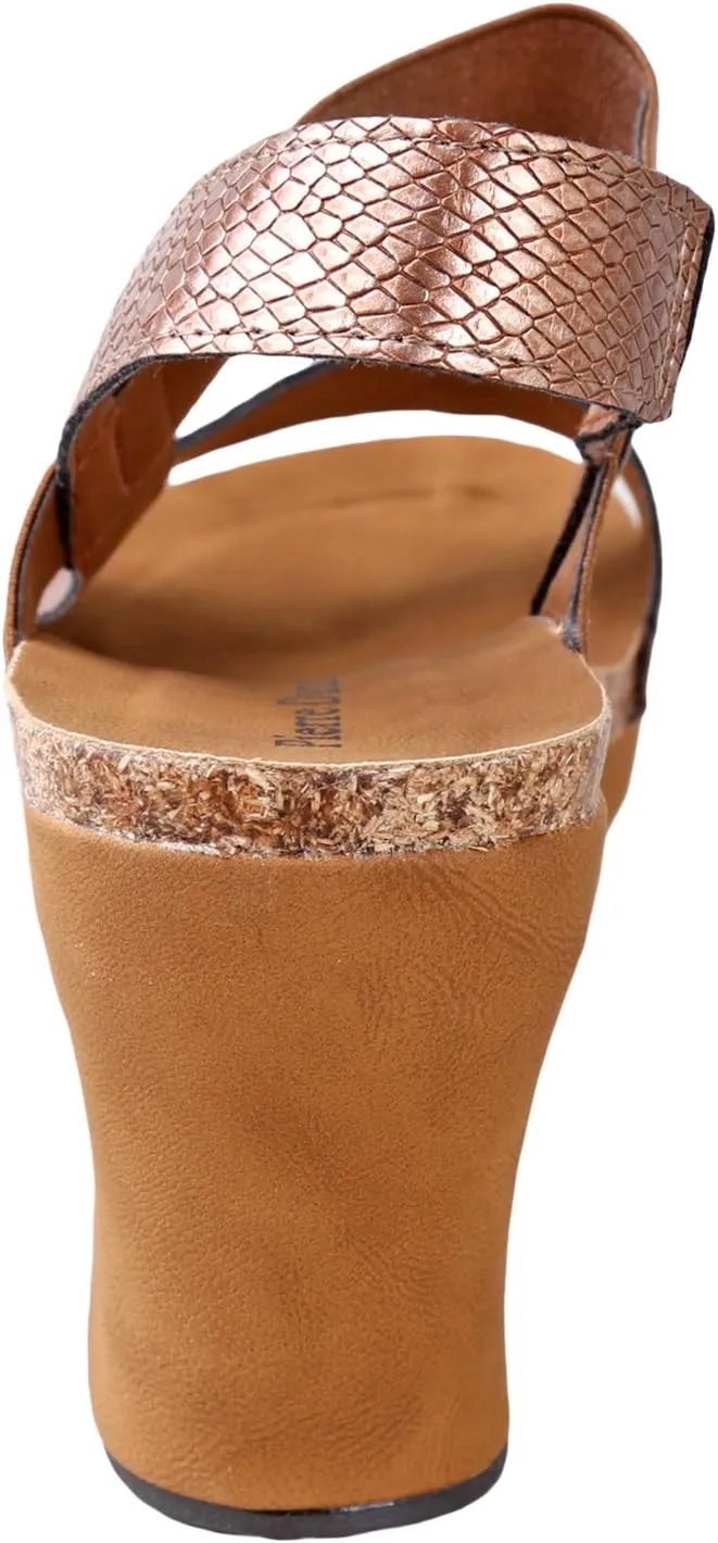 Pierre Dumas Hester-8 Women's Strappy Platform Wedge Sandals