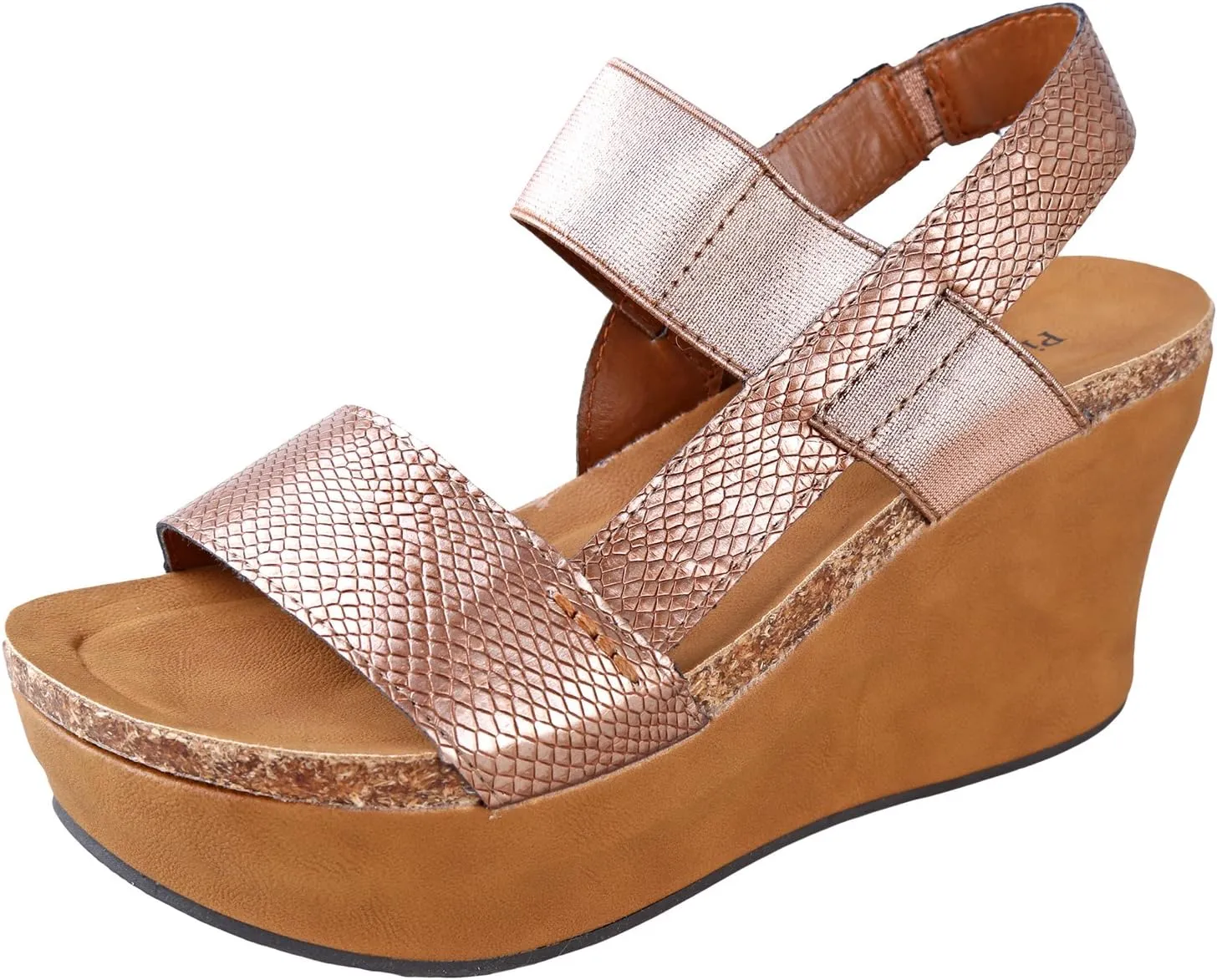 Pierre Dumas Hester-8 Women's Strappy Platform Wedge Sandals