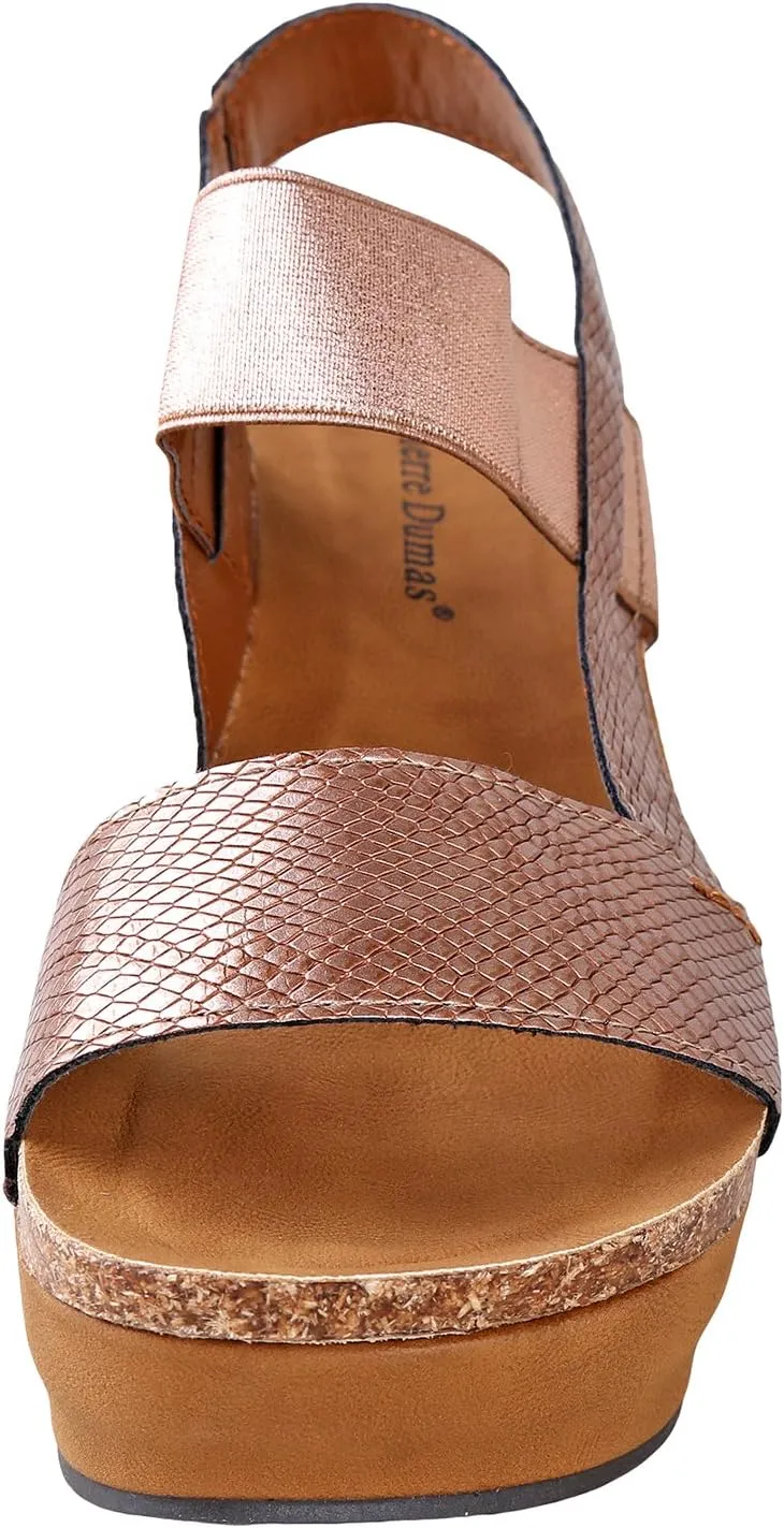 Pierre Dumas Hester-8 Women's Strappy Platform Wedge Sandals