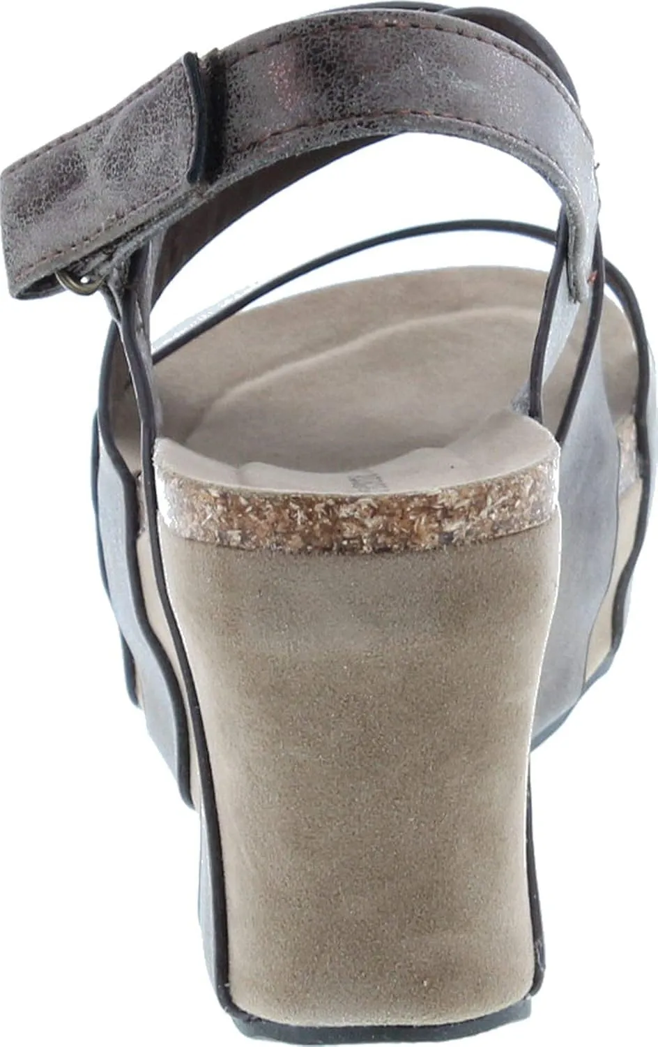 Pierre Dumas Women's Hester-5 Vegan Leather Strappy Wedge Sandals