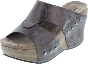 Pierre Dumas Women's Hester-7 Studded Platform Wedge