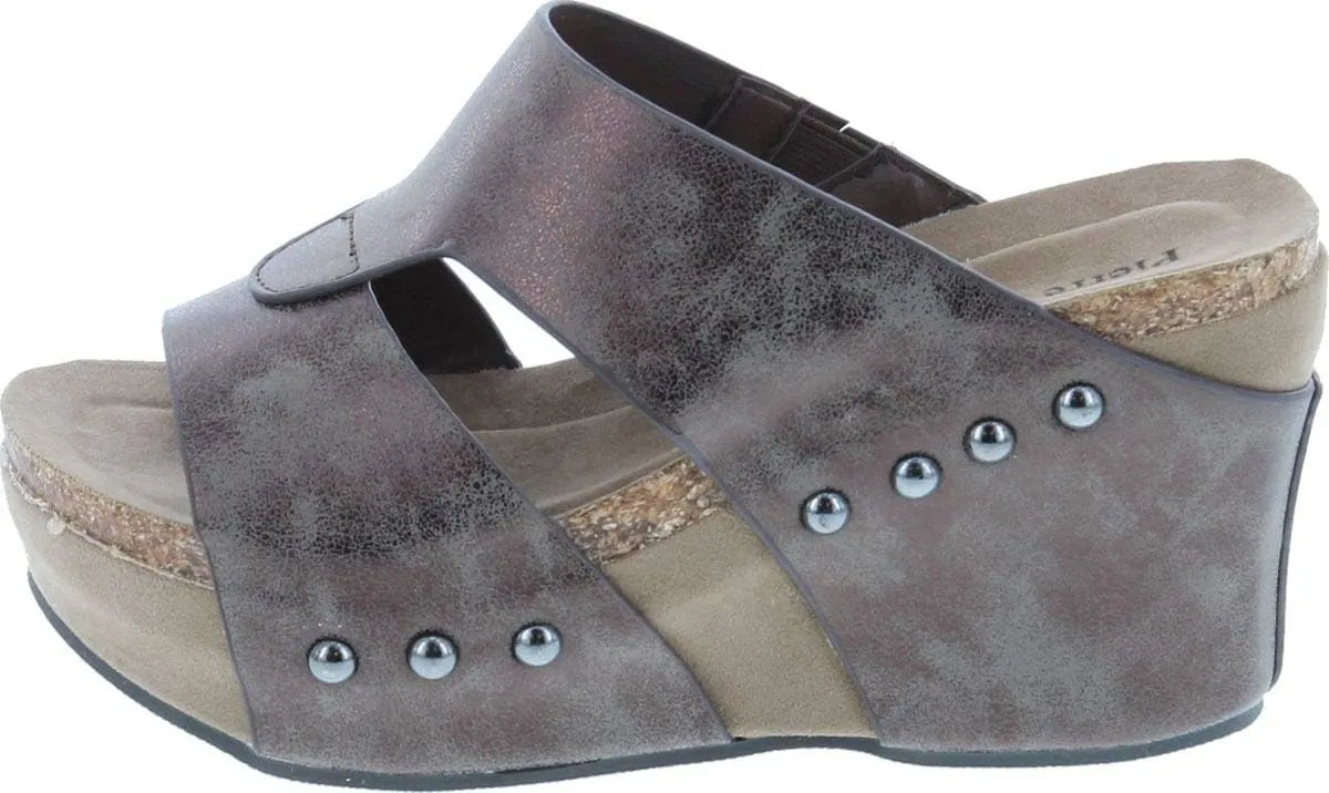 Pierre Dumas Women's Hester-7 Studded Platform Wedge