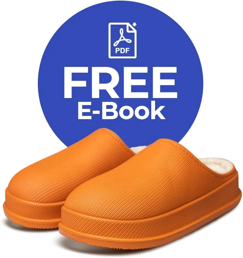 Pillow Cloud Slides with Fur: Cozy & Comfy Cushioned Indoor/Outdoor Slippers - Thick-Sole House Slides & Shower Sandals for Men & Women