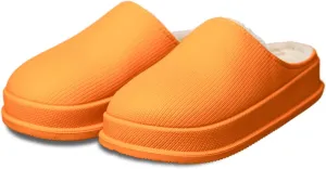 Pillow Cloud Slides with Fur: Cozy & Comfy Cushioned Indoor/Outdoor Slippers - Thick-Sole House Slides & Shower Sandals for Men & Women